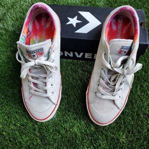 Converse Chuck Taylor All-Star OX Parchment White M8 W10 Tye Dye bottoms